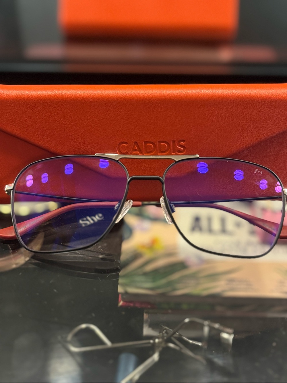 Caddis hooper glasses